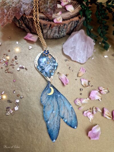 Aëlia ~ collier féerique aux ailes scintillantes ✨️ 🦋🌿