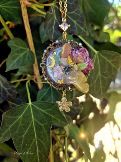 Florëvasion ✨️ 🦋 collier féerique en relief 🌸